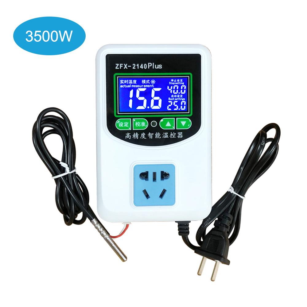 Контроллер температуры Интеллектуальный Высокая точность Нагрев Охлаждение Датчик NTC Темп KTY 3500W